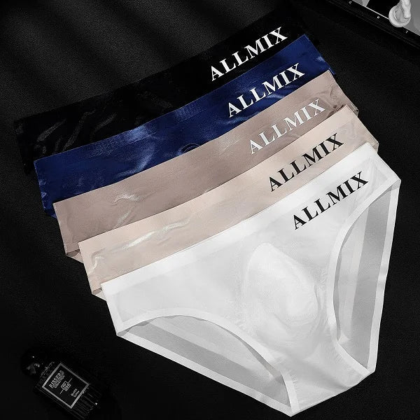 Athena/ Sexy Transparent Breathable Comfortable 3D Ice Silk Underwear