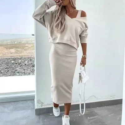Clara | Elegant Top & Dress Duo