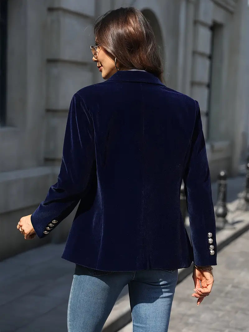 Mariah | Elegant velvet blazer