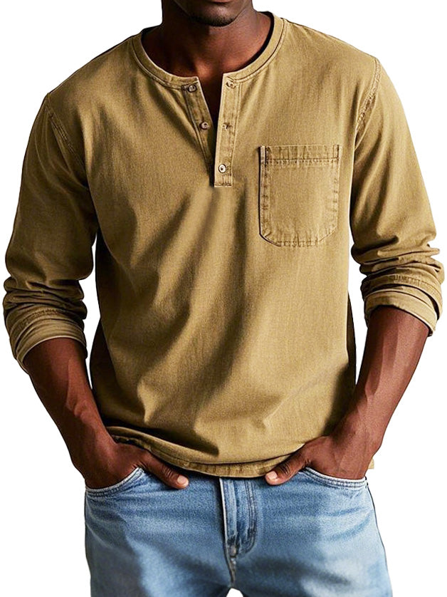 Oliver– Vintage Henley Shirt