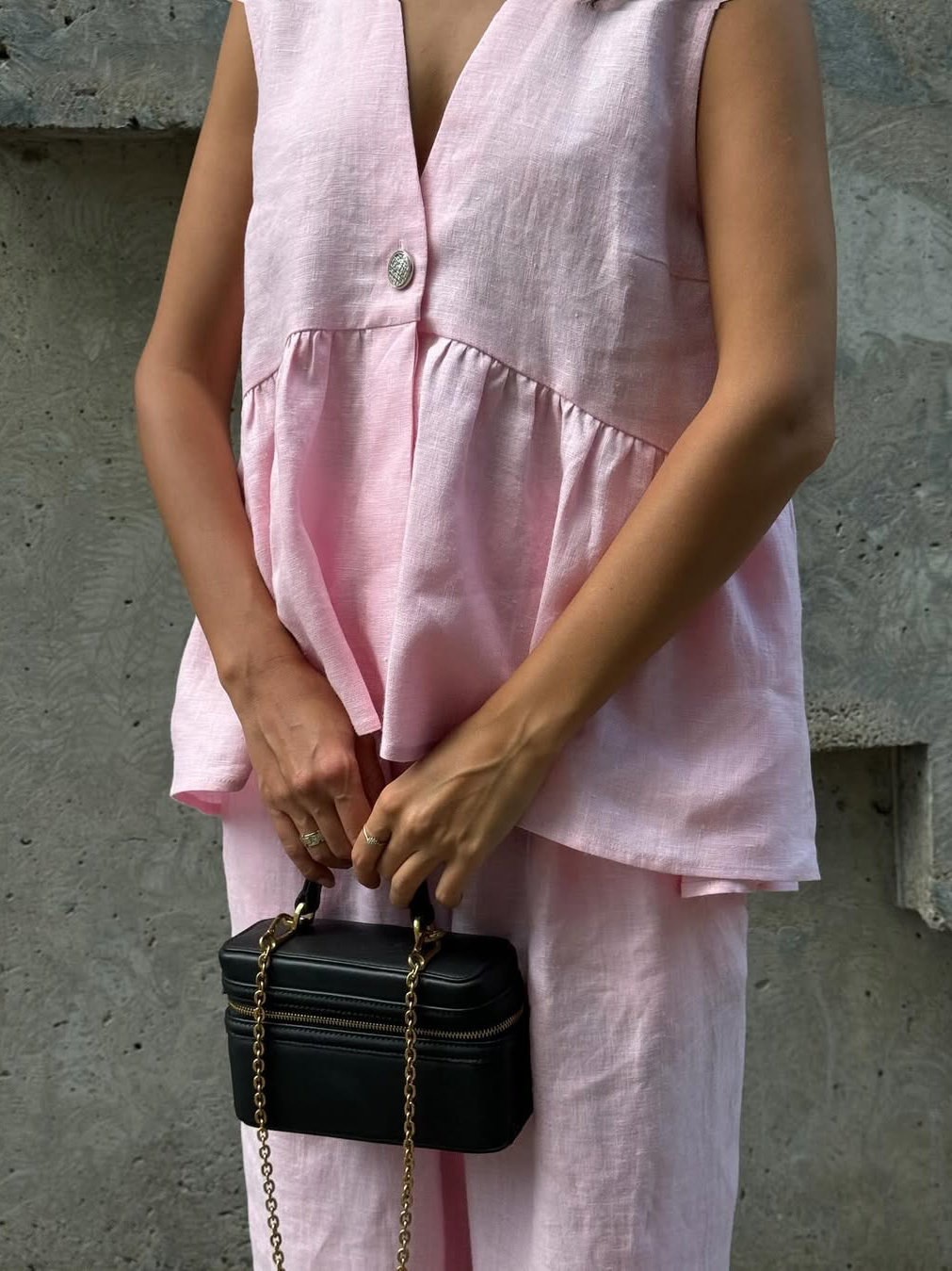 Elena  | Cotton Linen Two-Piece Set