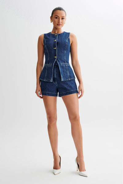 Aria  | Chic Denim Two-Piece Set
