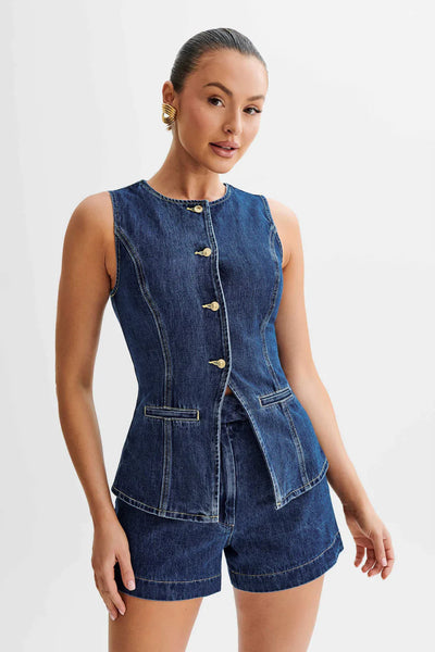 Aria  | Chic Denim Two-Piece Set