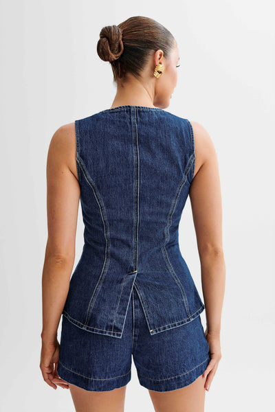 Aria  | Chic Denim Two-Piece Set