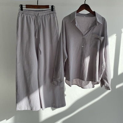 Lindsay | 2-piece set | Shirt & wide trousers