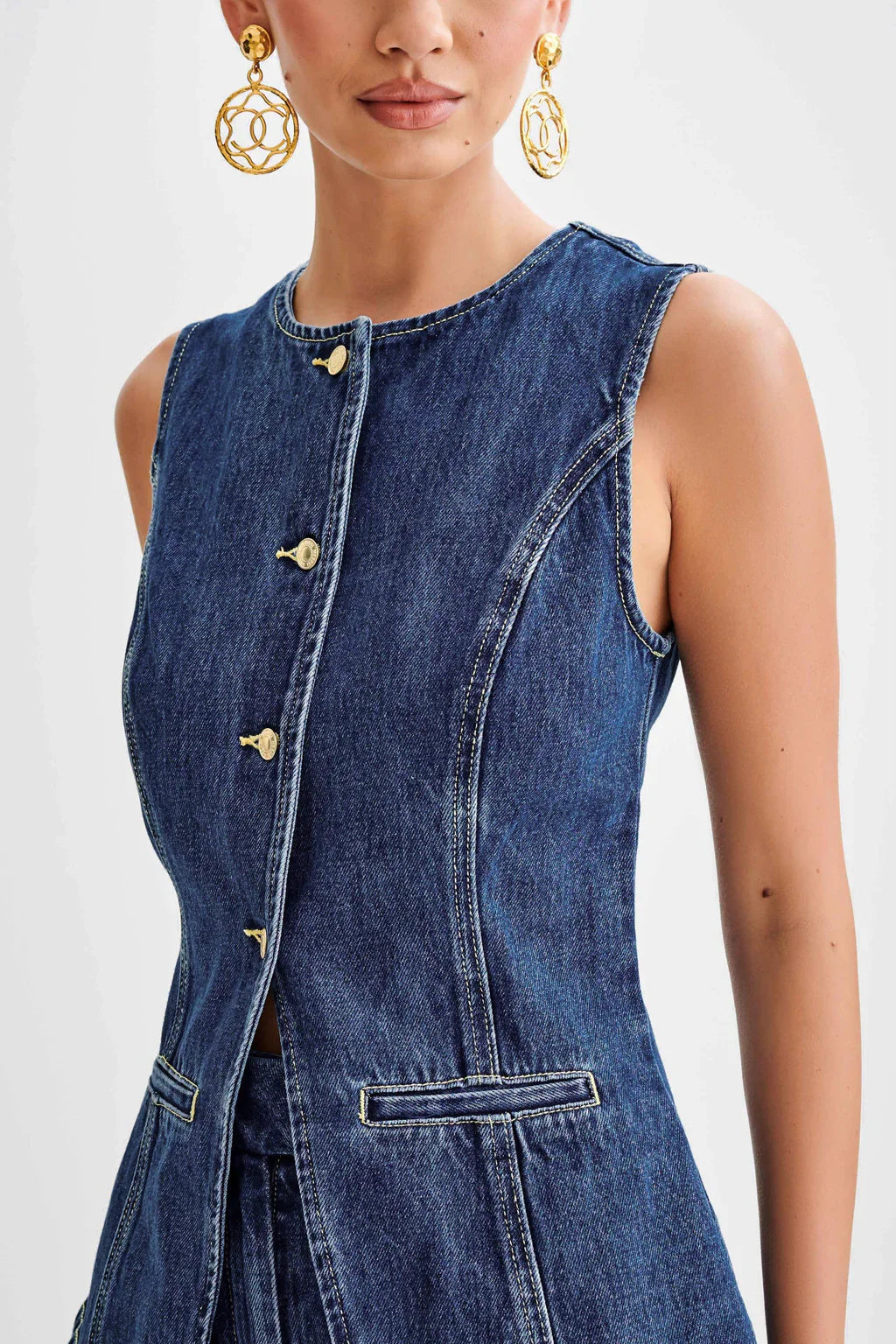 Aria  | Chic Denim Two-Piece Set