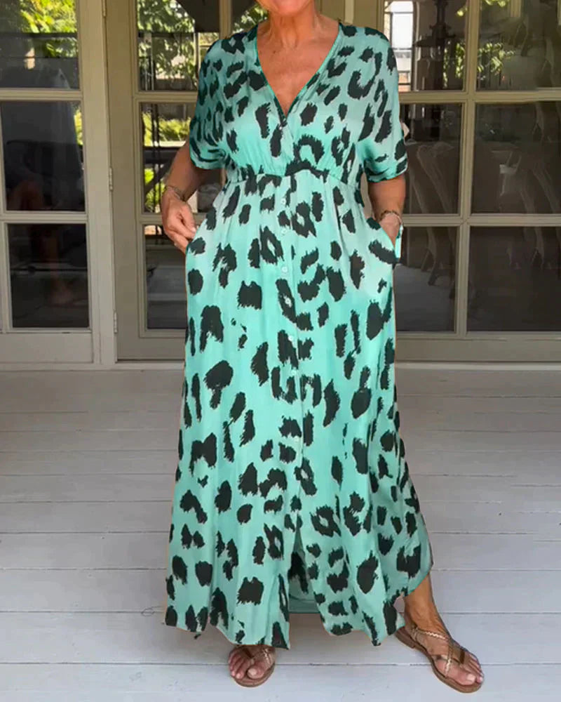 Luna™ | Leopard Print Power Dress