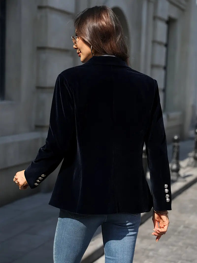 Mariah | Elegant velvet blazer