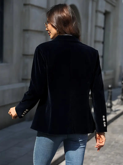 Mariah | Elegant velvet blazer