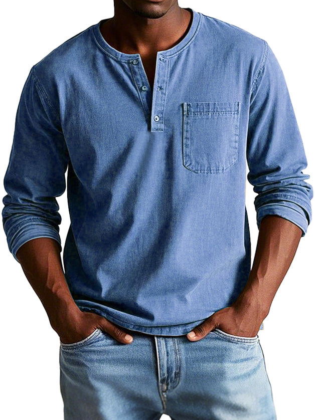 Oliver– Vintage Henley Shirt