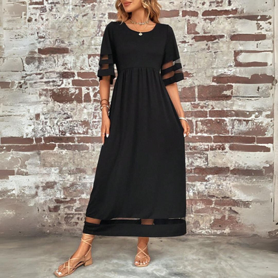 Hailey- Elegant A-Line Midi Dress