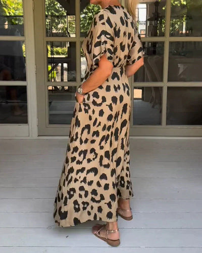 Luna™ | Leopard Print Power Dress
