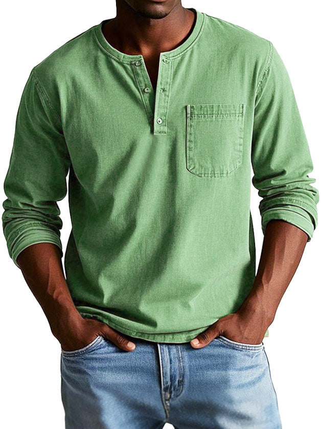 Oliver– Vintage Henley Shirt
