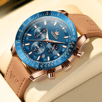 quartz watch with water resistance