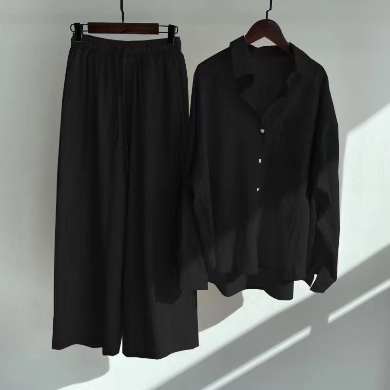 Lindsay | 2-piece set | Shirt & wide trousers
