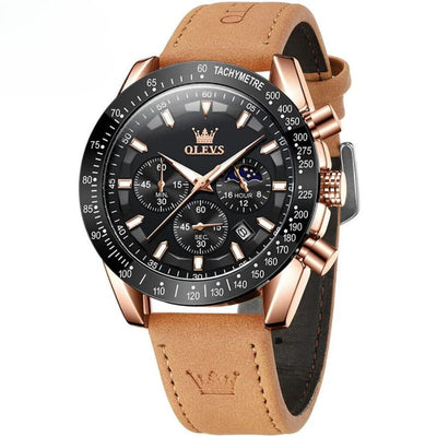 quartz watch with water resistance
