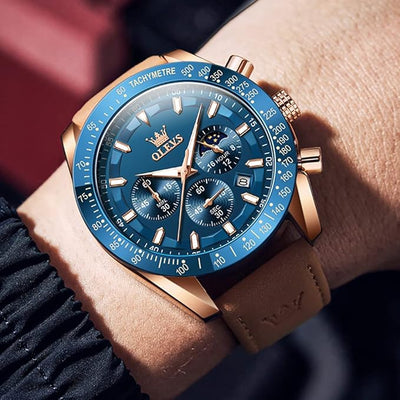 quartz watch with water resistance