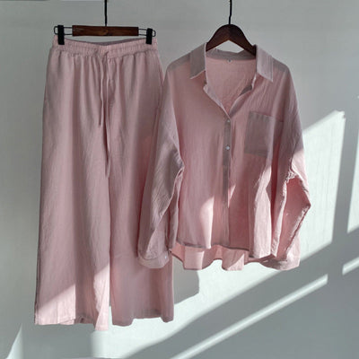 Lindsay | 2-piece set | Shirt & wide trousers