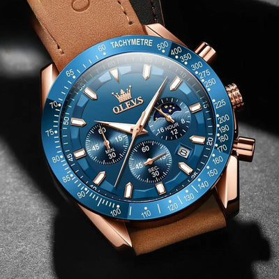 quartz watch with water resistance