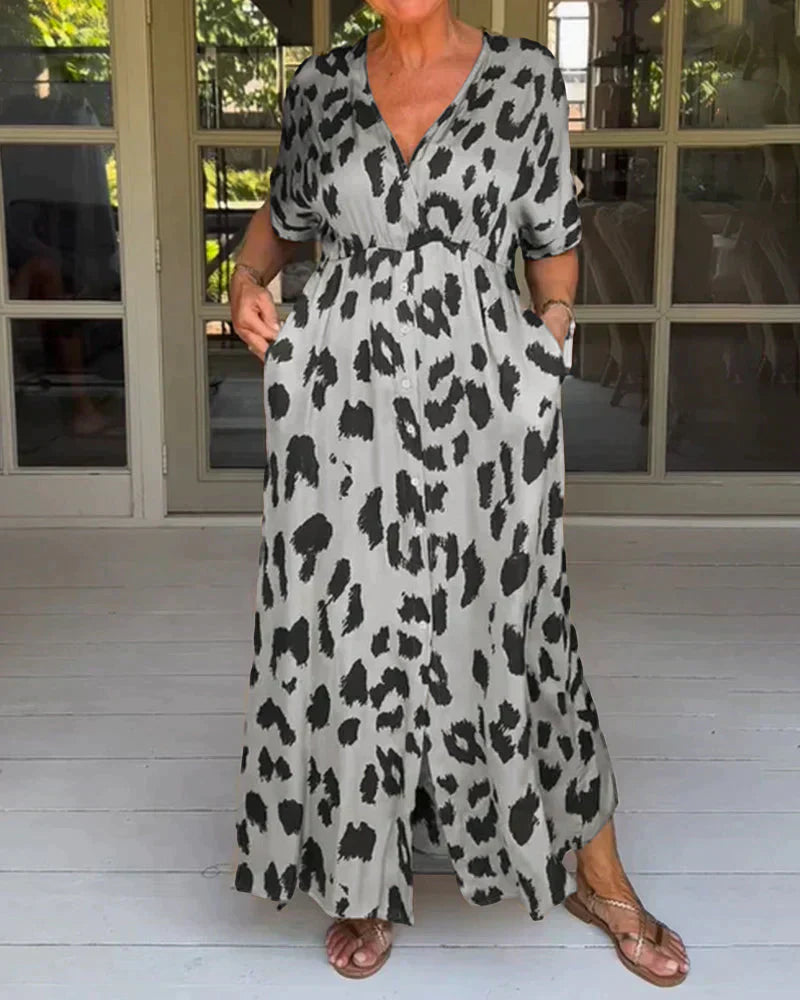 Luna™ | Leopard Print Power Dress