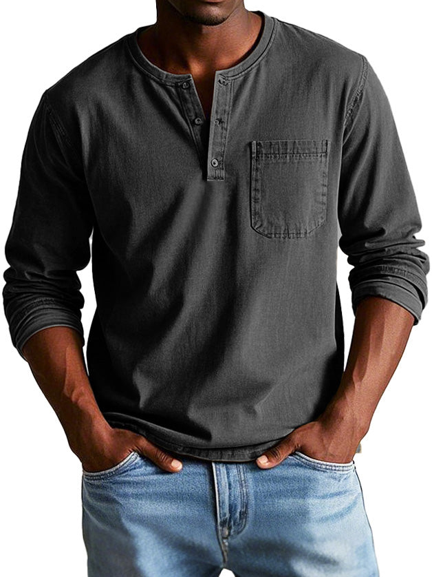 Oliver– Vintage Henley Shirt