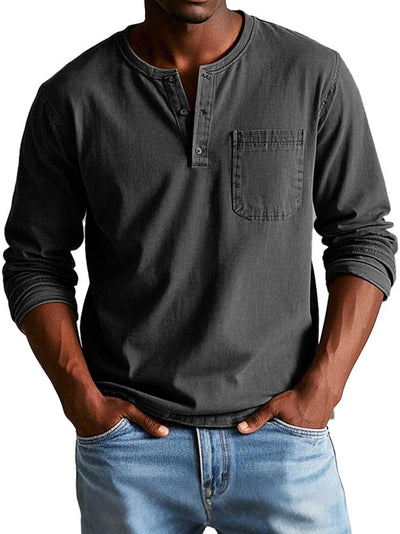 Oliver– Vintage Henley Shirt