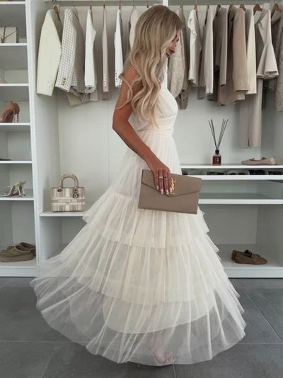 Selene Dress | Elegant White Edition