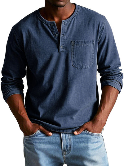 Oliver– Vintage Henley Shirt