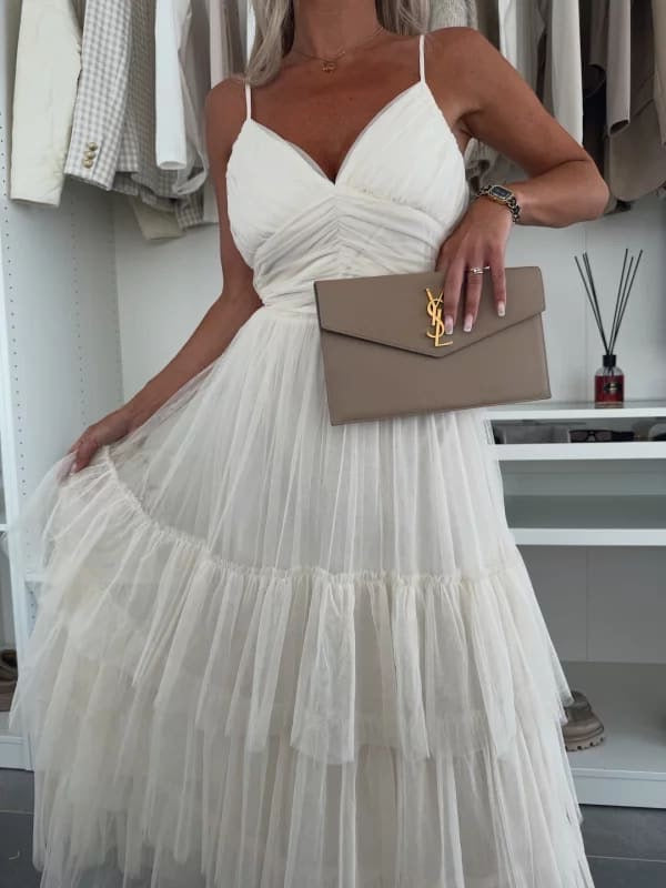 Selene Dress | Elegant White Edition
