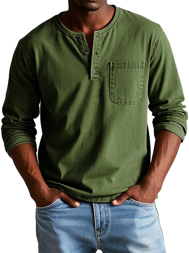 Oliver– Vintage Henley Shirt