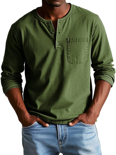 Oliver– Vintage Henley Shirt