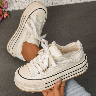 Fringed Platform Sneaker