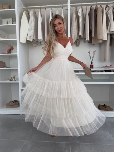 Selene Dress | Elegant White Edition