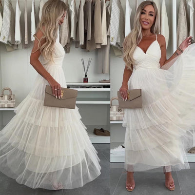 Selene Dress | Elegant White Edition