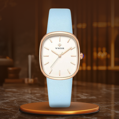 Fashionable quartz watch.