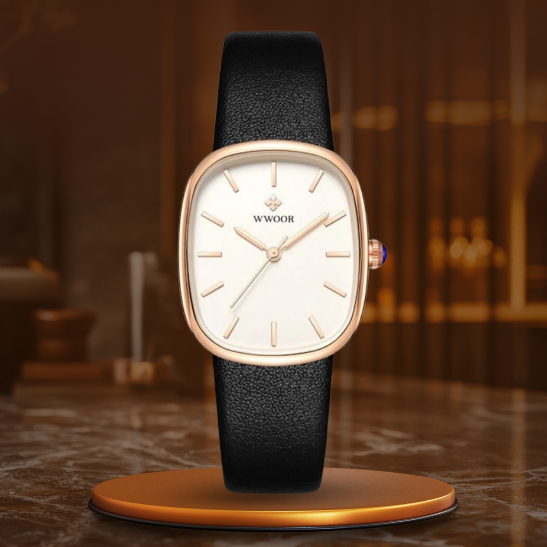 Fashionable quartz watch.