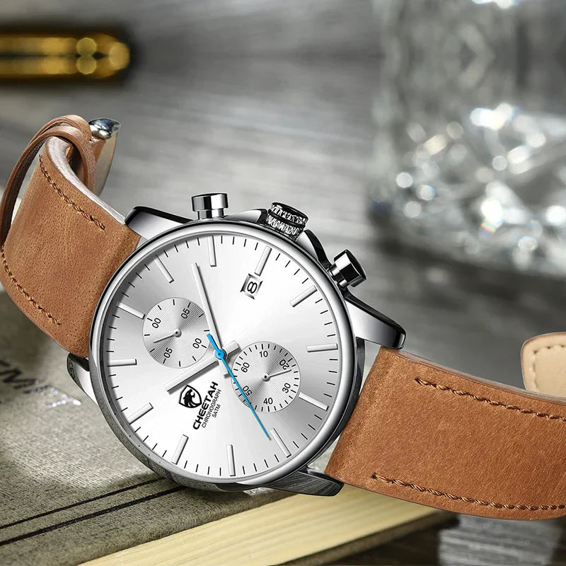 luxury sports quartz watch