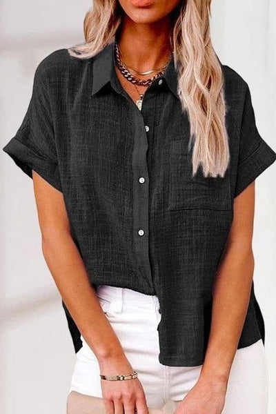 AUDREY| TRENDY BUTTON-UP SHIRT
