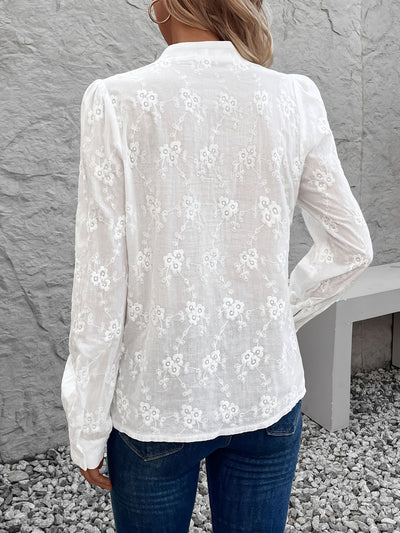 Mila | Elegant Blouse with Lace Details