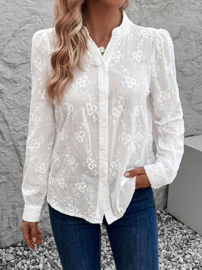 Mila | Elegant Blouse with Lace Details