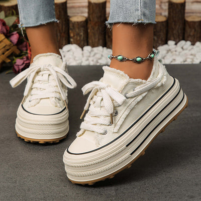 Fringed Platform Sneaker