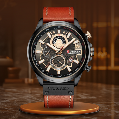 multifunctional quartz watch with calendar