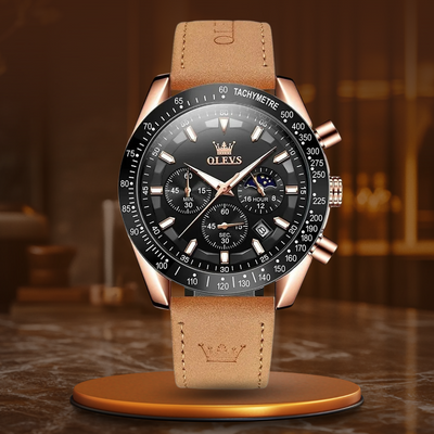 quartz watch with water resistance