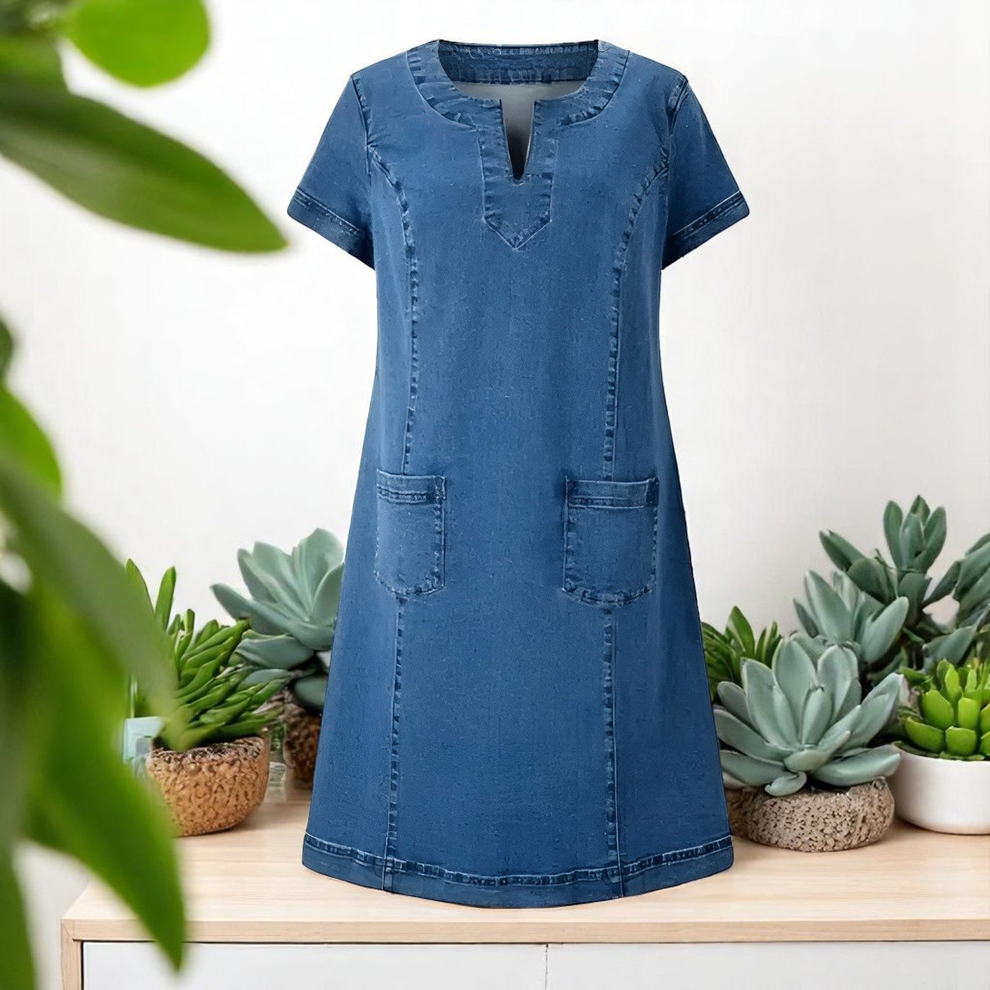 GEORGIA | Soft Denim Dress