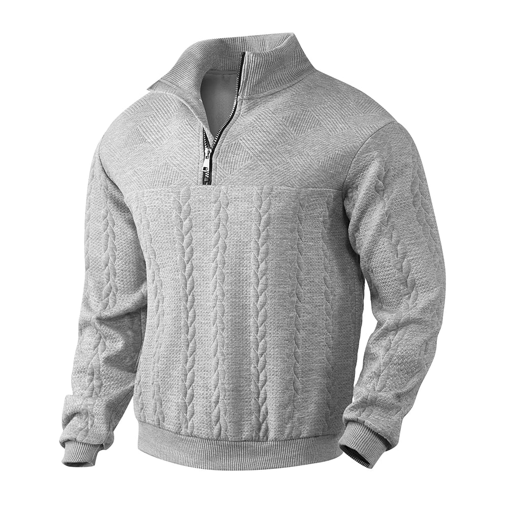 Logan | Luxe Quarter Zip Sweatshirt