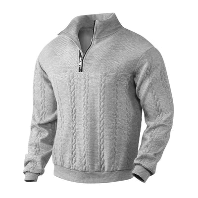 Logan | Luxe Quarter Zip Sweatshirt