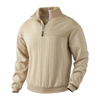Logan | Luxe Quarter Zip Sweatshirt
