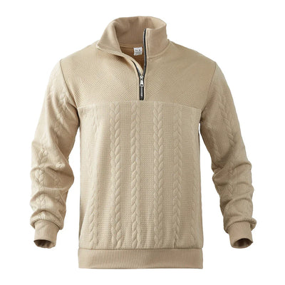 Logan | Luxe Quarter Zip Sweatshirt