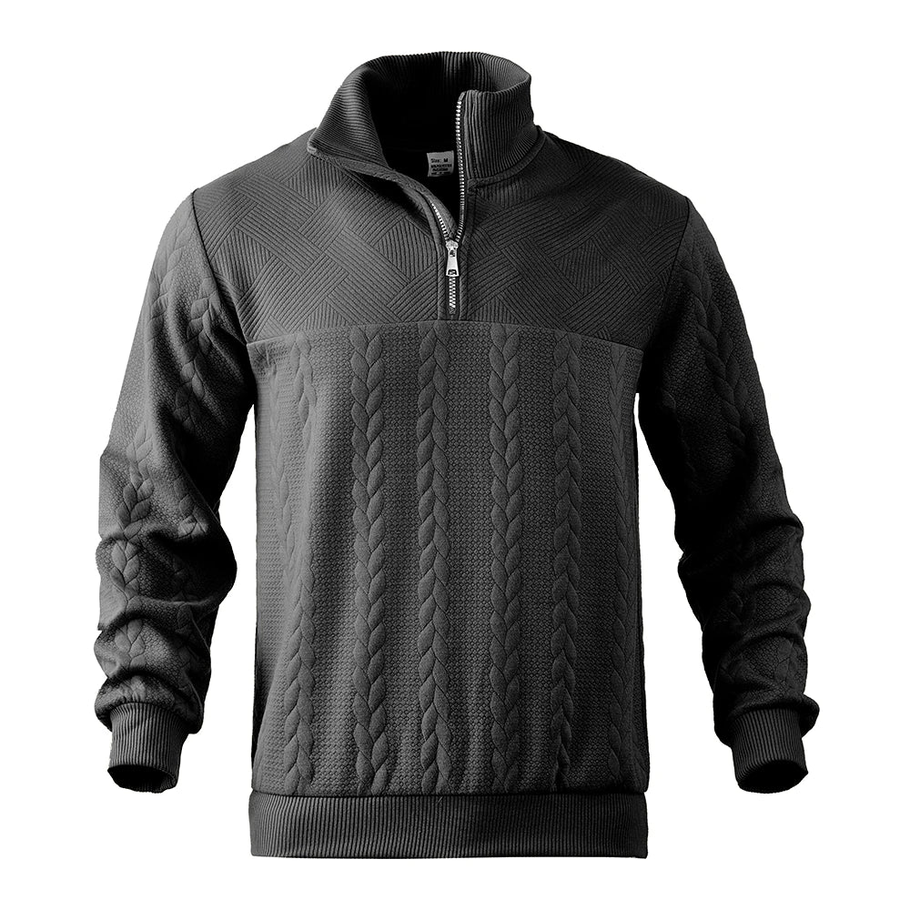 Logan | Luxe Quarter Zip Sweatshirt