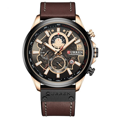 multifunctional quartz watch with calendar